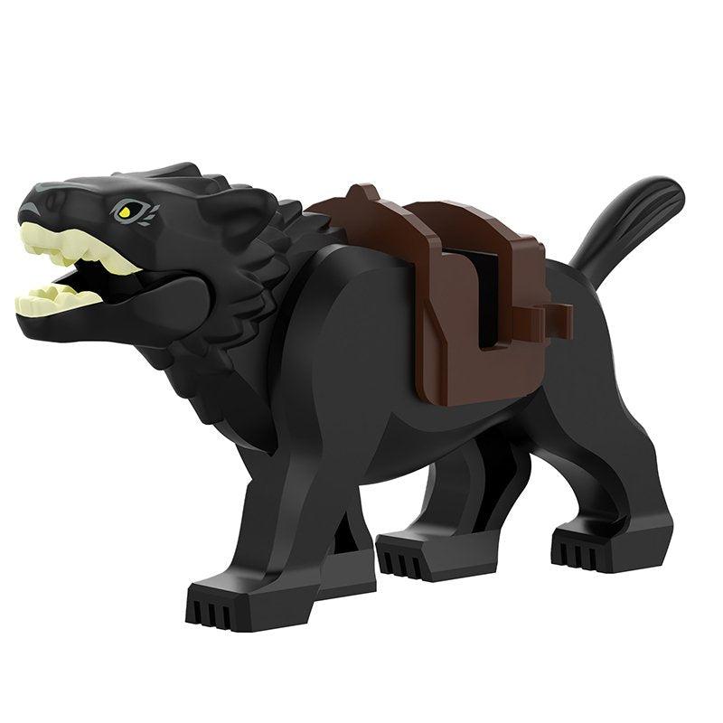 Black Wolf Custom Lord of the Rings Minifigure1
