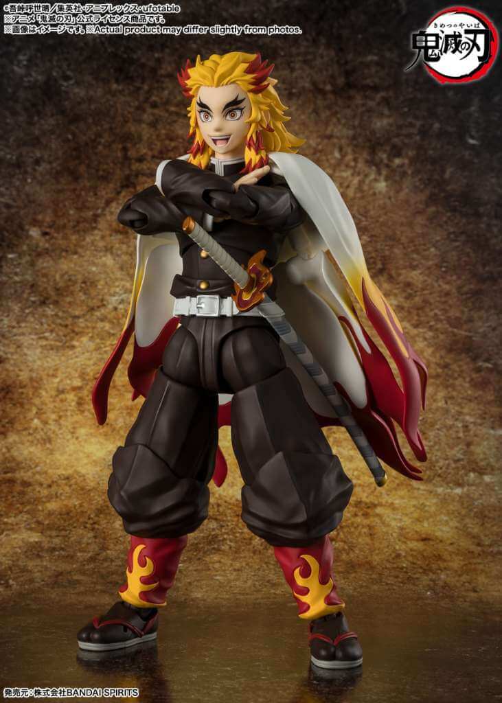 Demon Slayer: Kimetsu no Yaiba S.H. Figuarts Action Figure Kyojuro Rengoku 15cm5