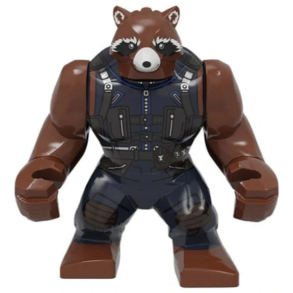 Rocket Raccoon Custom Marvel Superhero Large Minifigure1