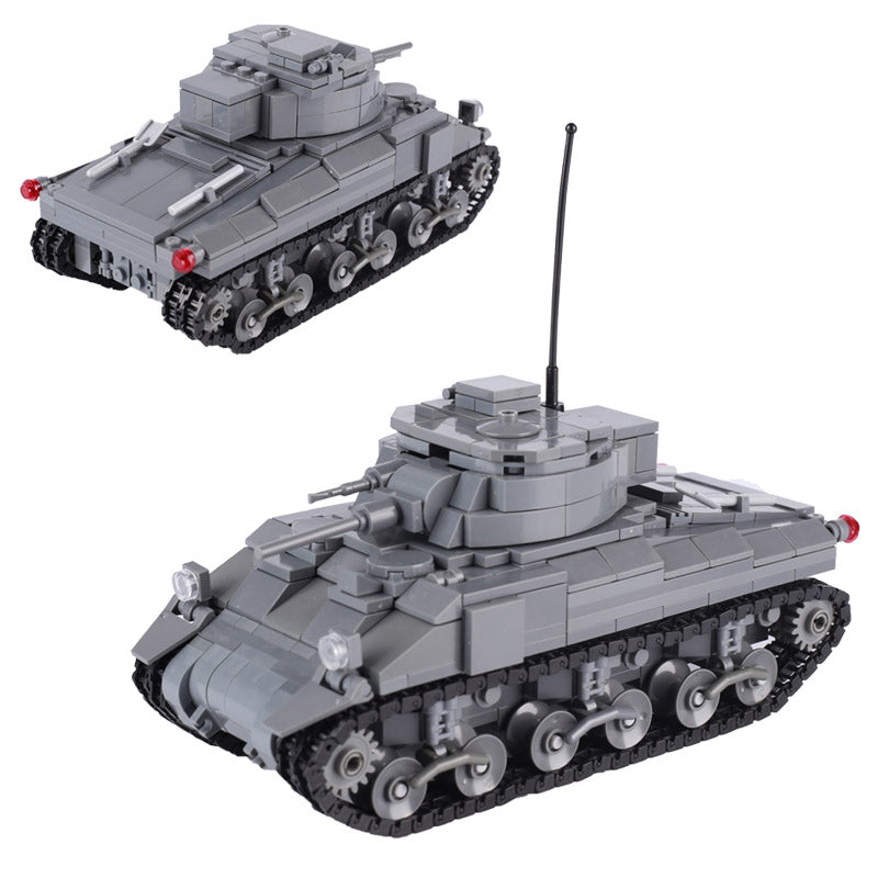WW2 USA M4 Sherman Medium Tank Custom Military MOC2
