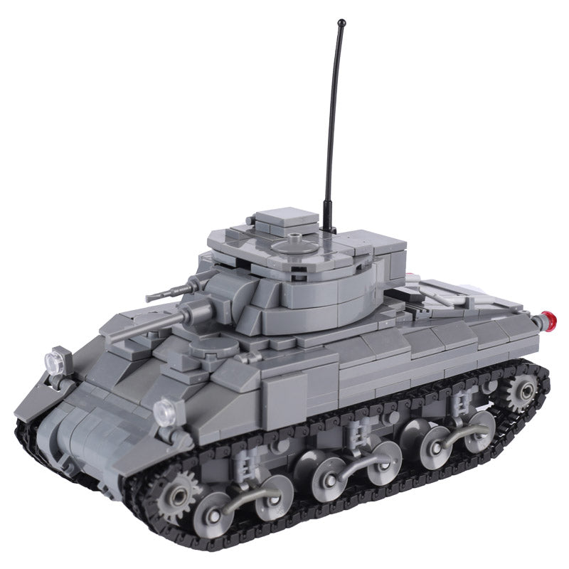 WW2 USA M4 Sherman Medium Tank Custom Military MOC1