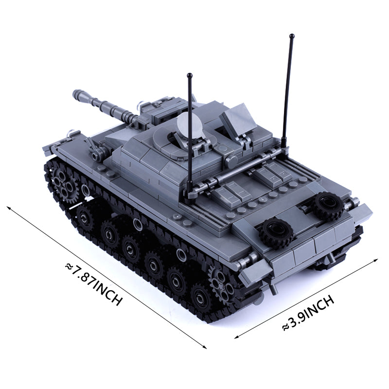 WW2 German StuG III Assault Gun Custom Military MOC4