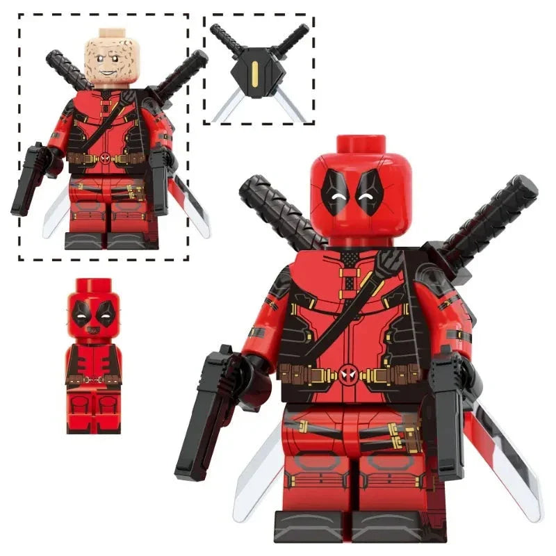 Deadpool Custom Marvel Superhero Minifigure1
