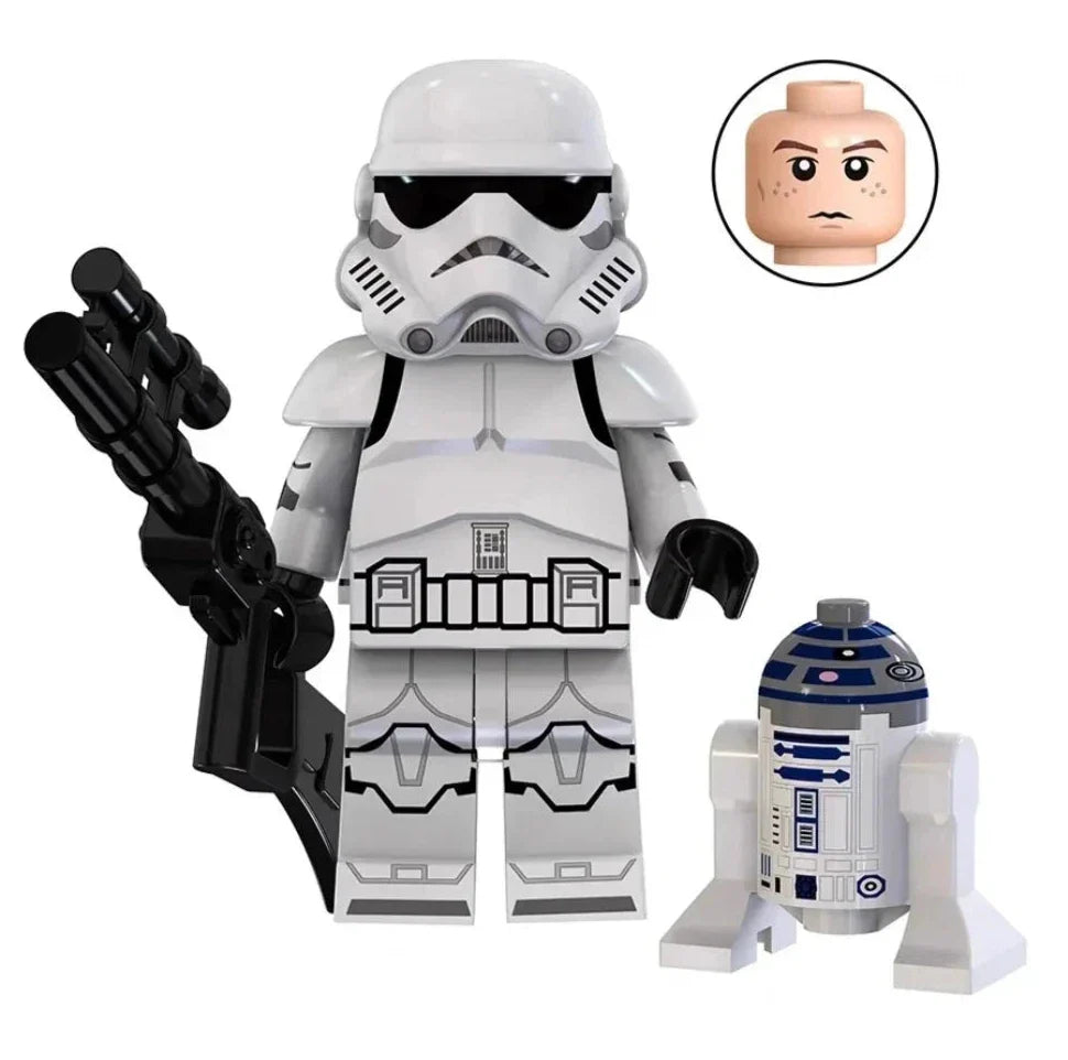Stormtrooper with R2 Droid Custom Star Wars Minifigure1