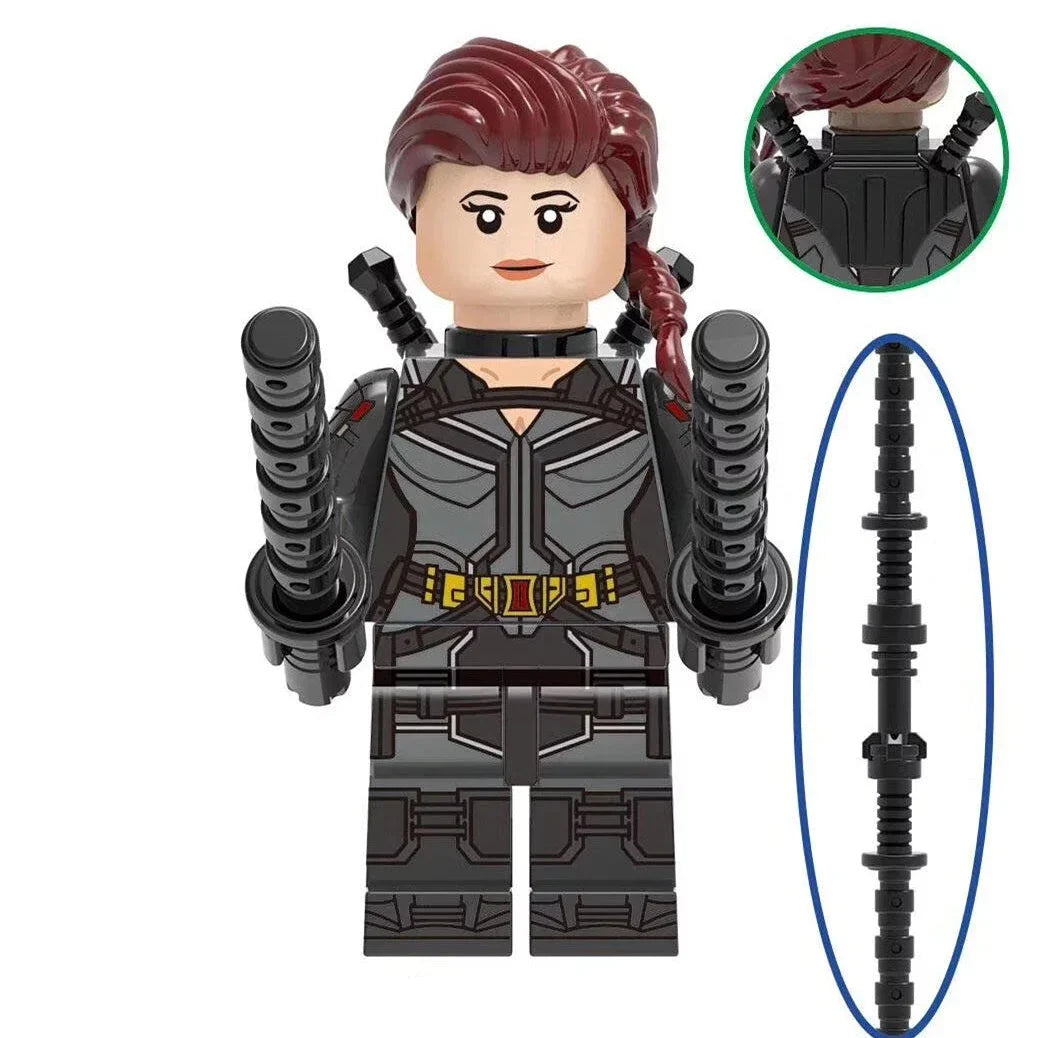 Black Widow Custom Marvel Superhero Minifigure1