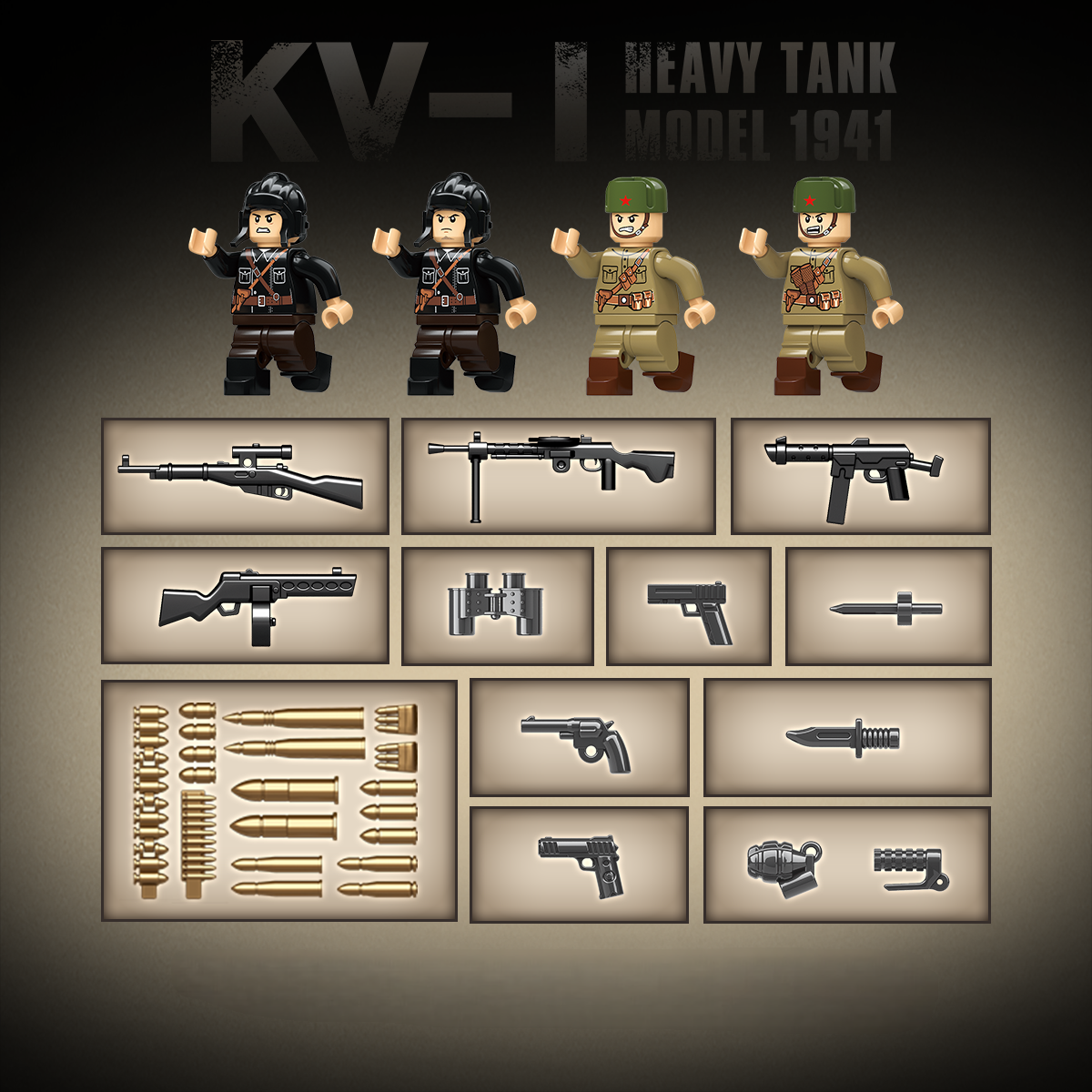 WW2 Soviet KV-1 (M-1941) Heavy Tank5