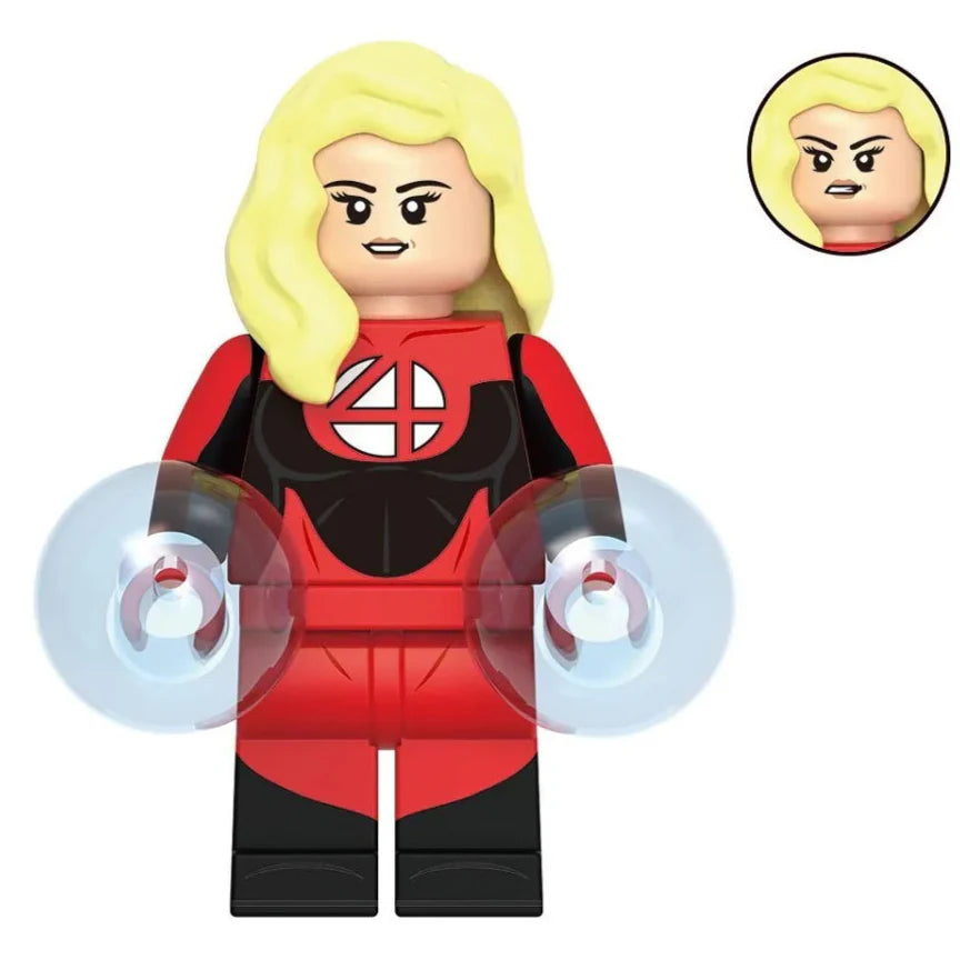 Invisible Woman (Future Foundation) Custom Marvel Superhero Minifigure1