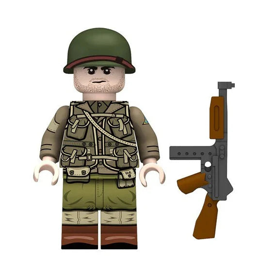 Thompson World War II U.S. Army Rangers Custom Minifigure1