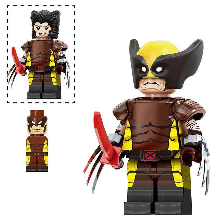 Wolverine (X-Men) Custom Marvel Superhero Minifigure1