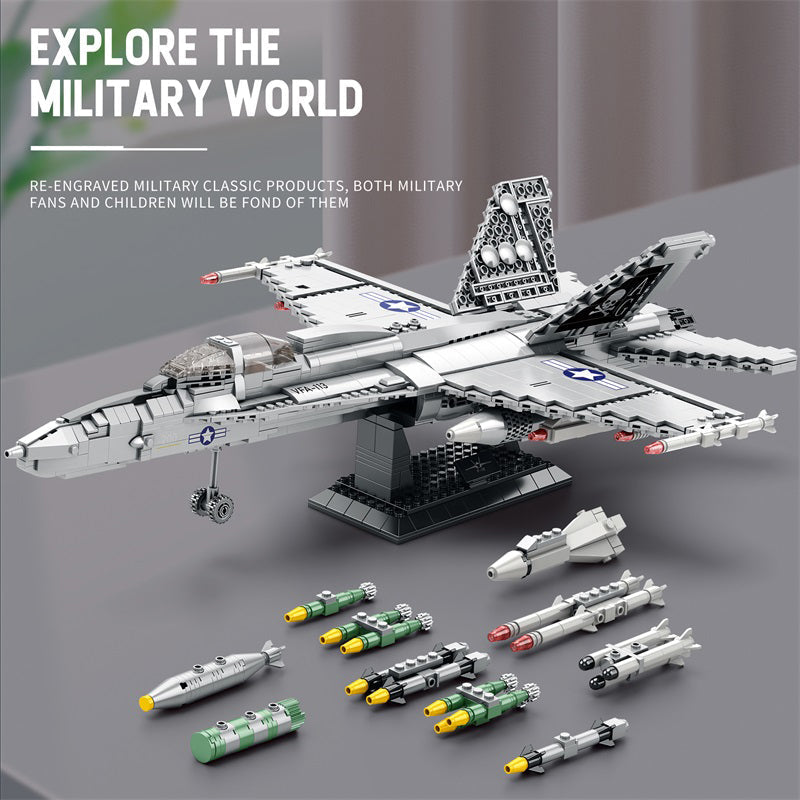 F-18 Hornet Supersonic Fighter Jet Building Set5