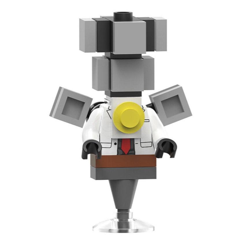 Mechanical Titan Man Skibidi Toilet Custom Minifigure1