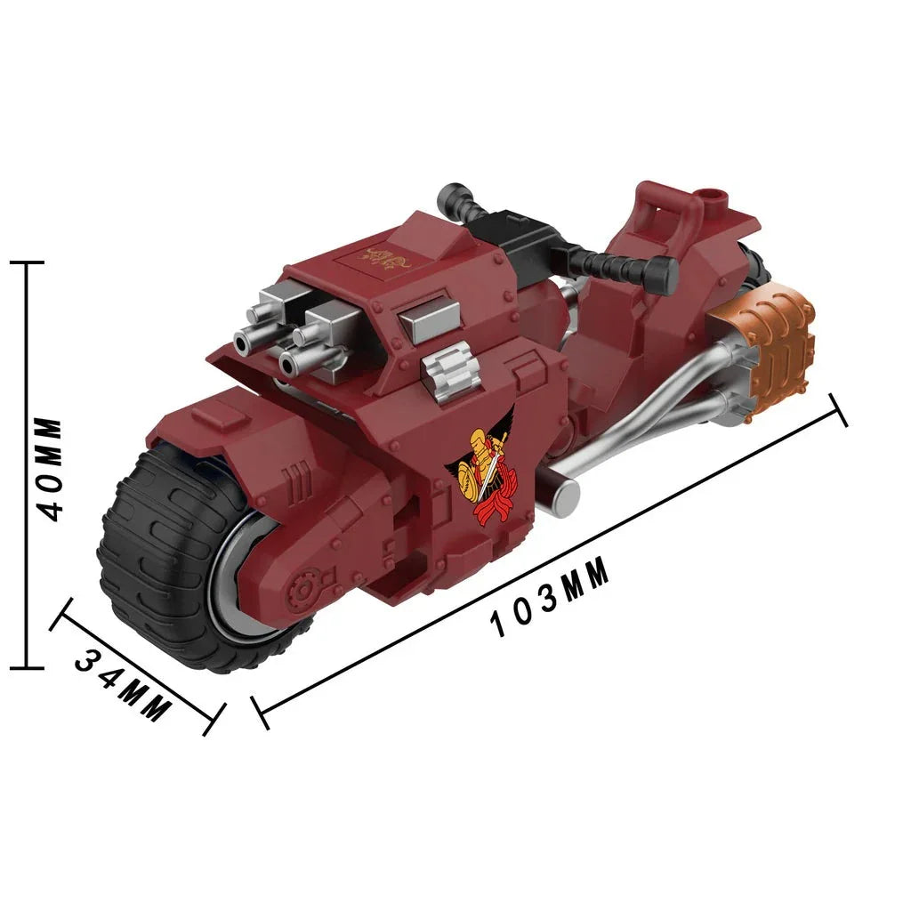 Blood Angels Space Marine Outriders Warhammer 40K Minifigure2