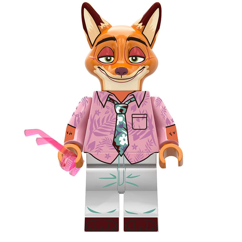 Nick Wilde From Zootopia Disney Custom Minifigure1