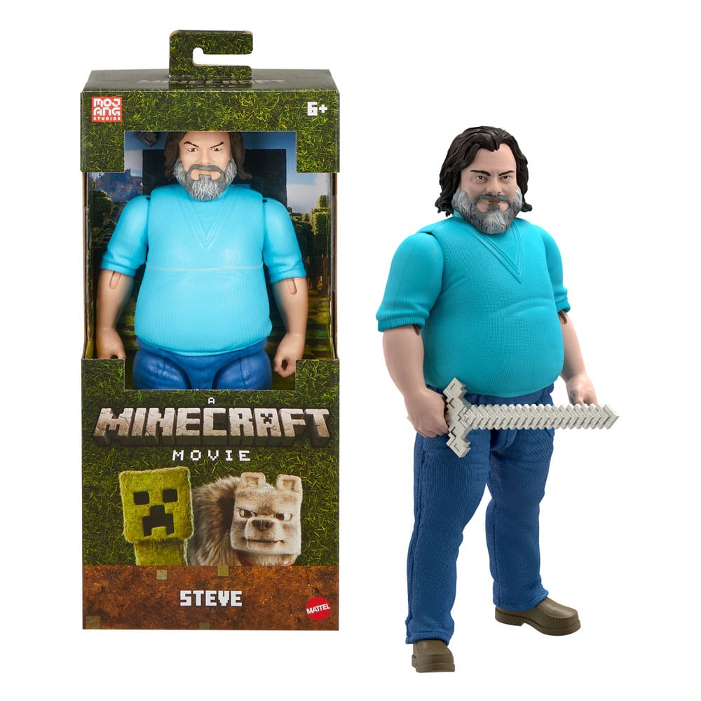 A Minecraft Movie Action Figure Large Steve 30cm9