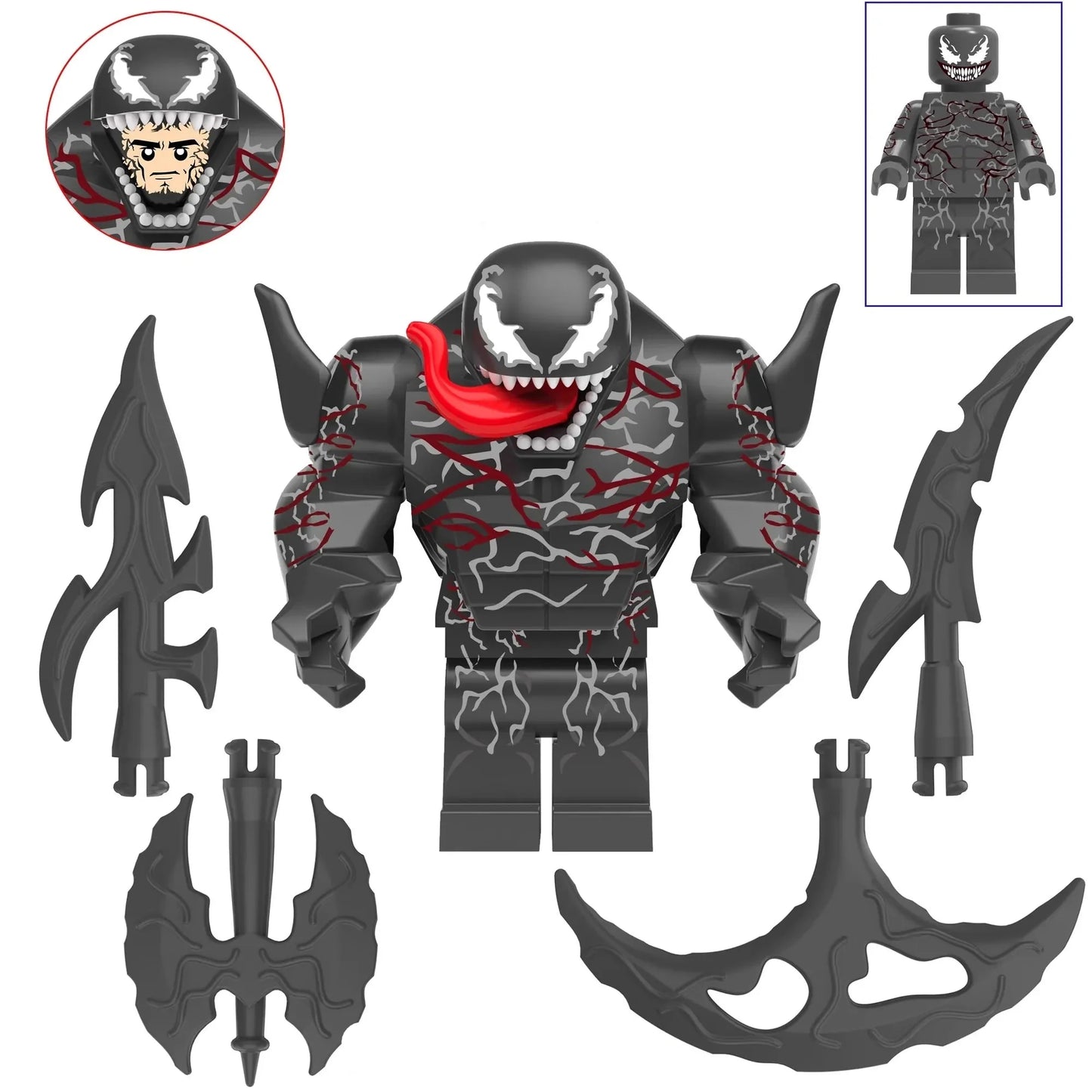 Riot (Venom) Custom Marvel Superhero Minifigure1