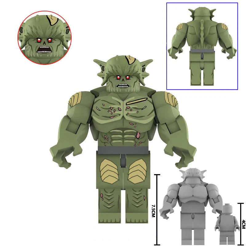 Abomination Zombie Custom Marvel Superhero Large Minifigure1