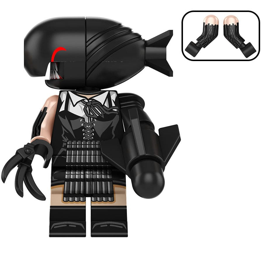 Bomb Devil Chainsaw Man Custom Japanese Anime Superhero Minifigure1