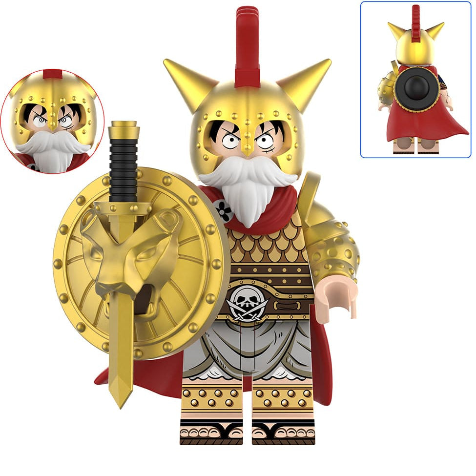 Monkey D. Luffy Custom One Piece Anime Minifigure1