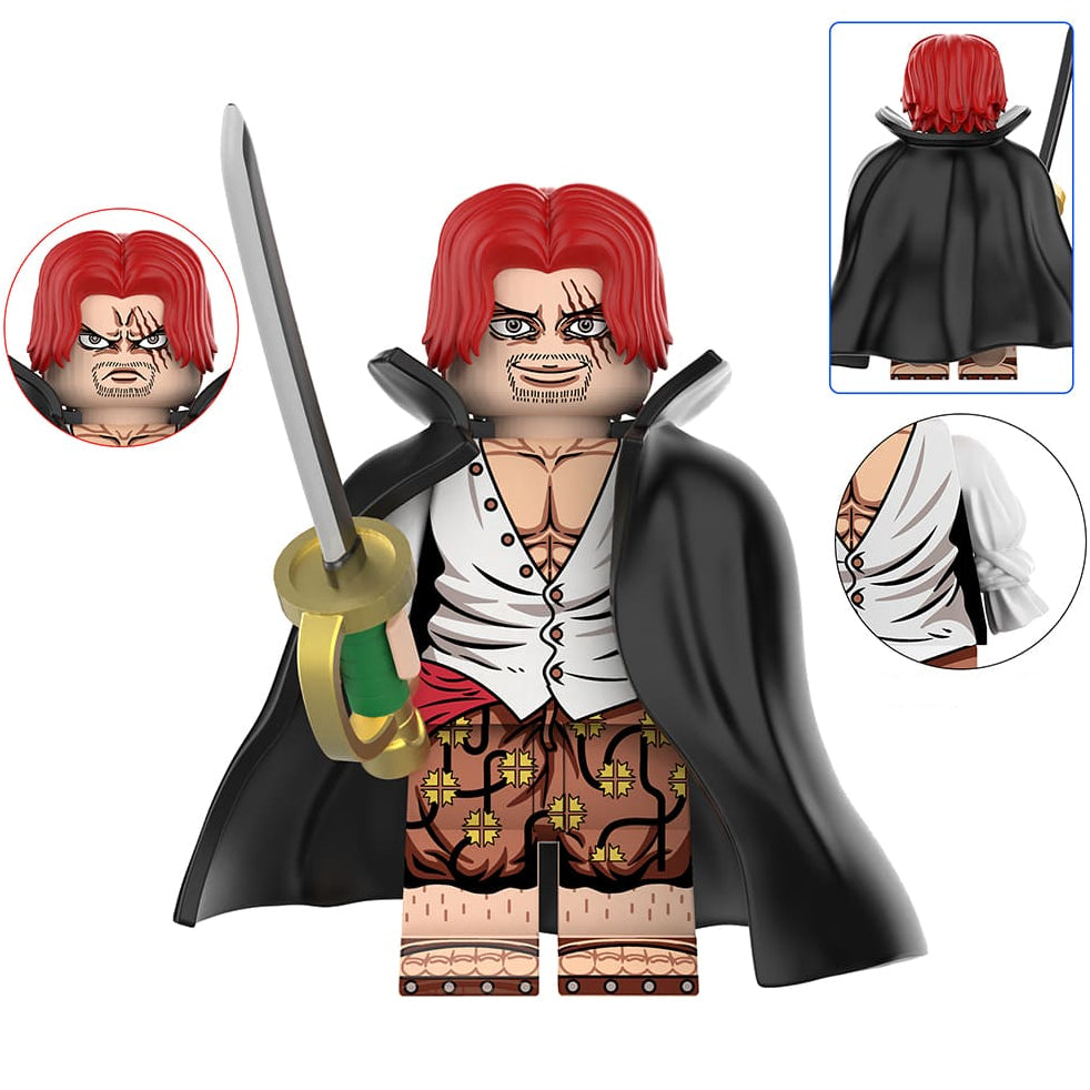 Shanks Custom One Piece Anime Minifigure1