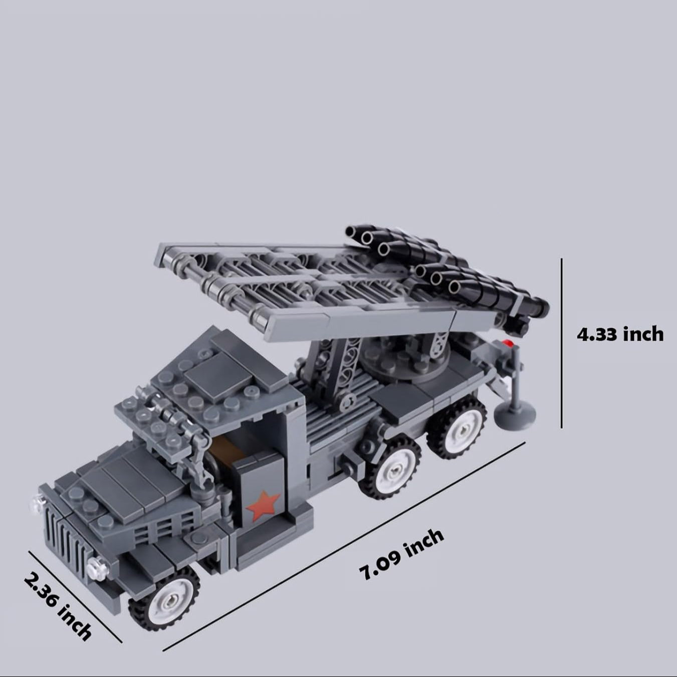WW2 Soviet BM-13 Katyusha Rocket System Custom Military MOC5