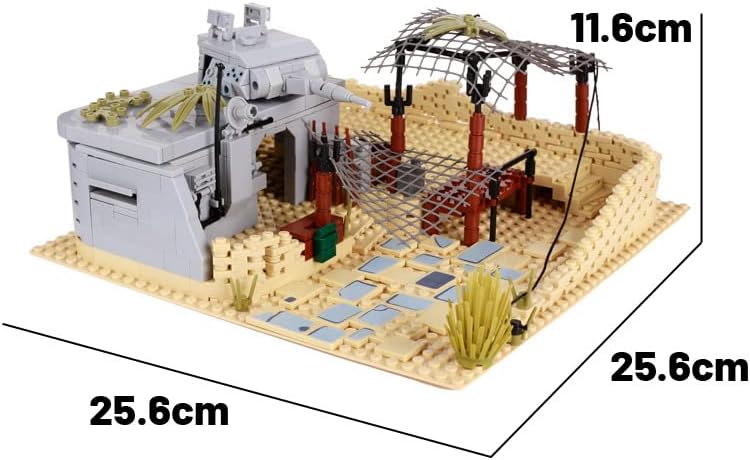 Desert Battlefield Trenches MOC Set