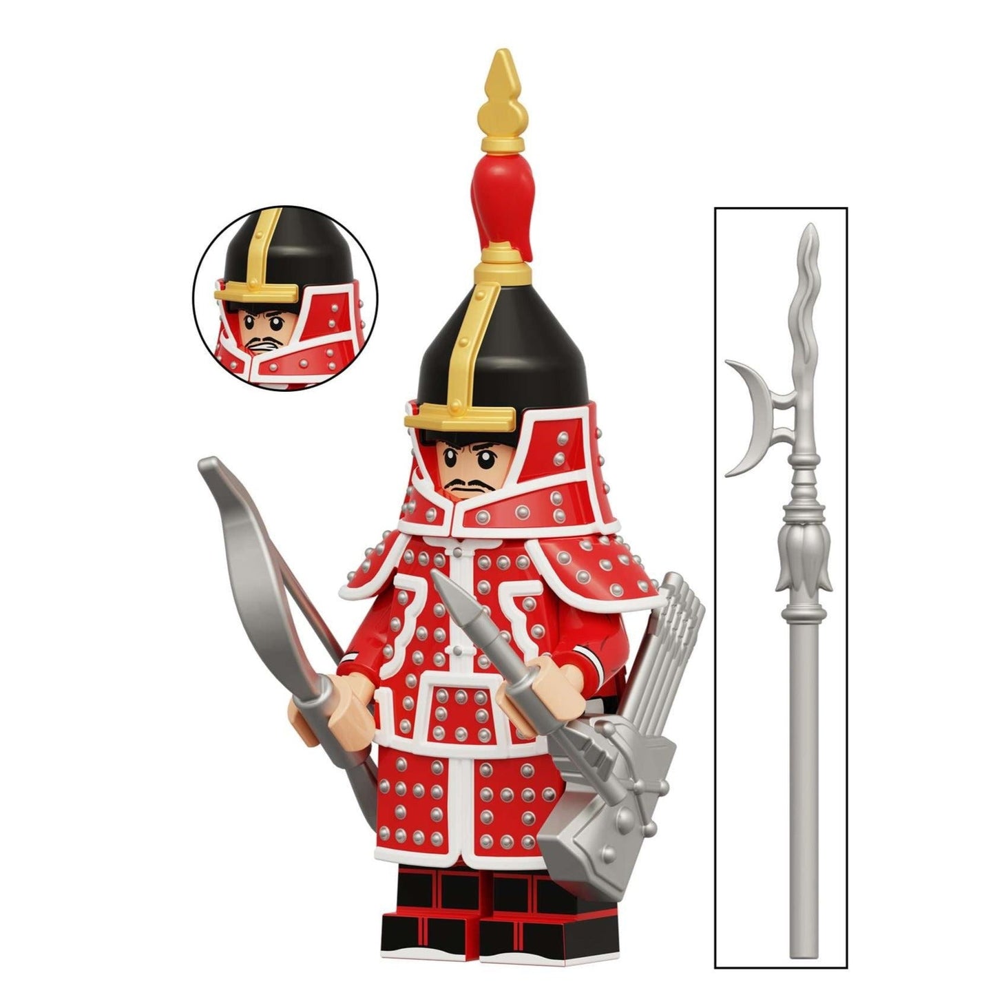 Bordered Red Banner Manchu Eight Banners Army Minifigure1