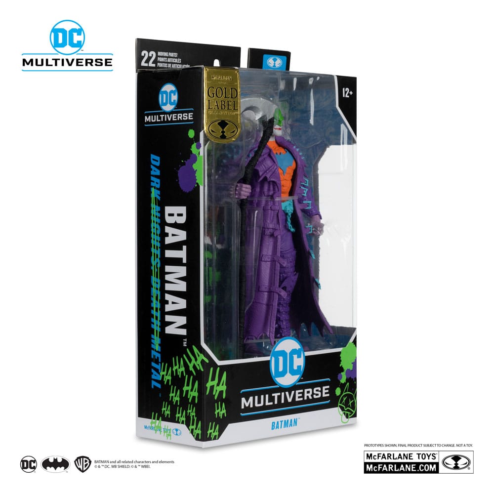 DC Multiverse Action Figure Batman (Dark Nights: Death Metal) Jokerized (Gold Label) 18cm9