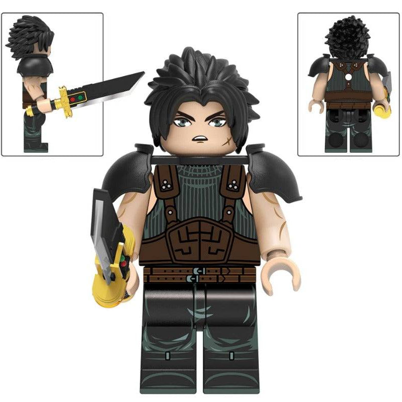Zack Fair from Final Fantasy VII Custom Minifigure1