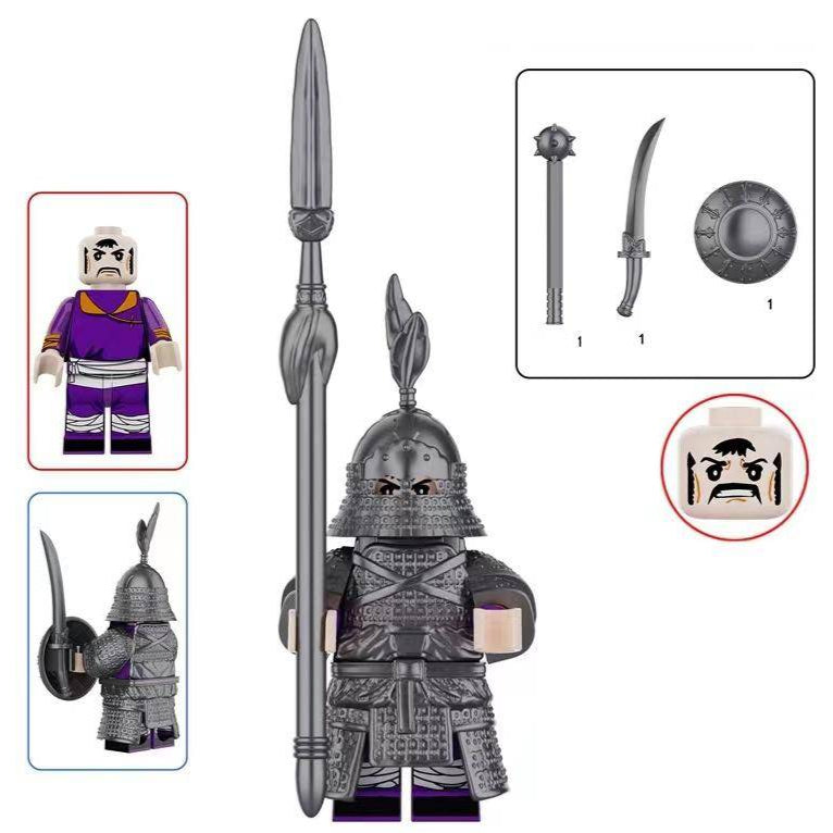 Liao Dynasty Heavily Armored Soldier Custom Minifigure1