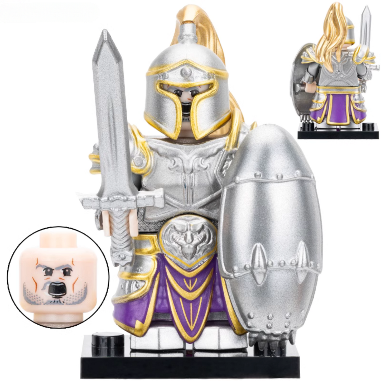 Purple Dragon Guard Custom World of Warcraft Minifigure1