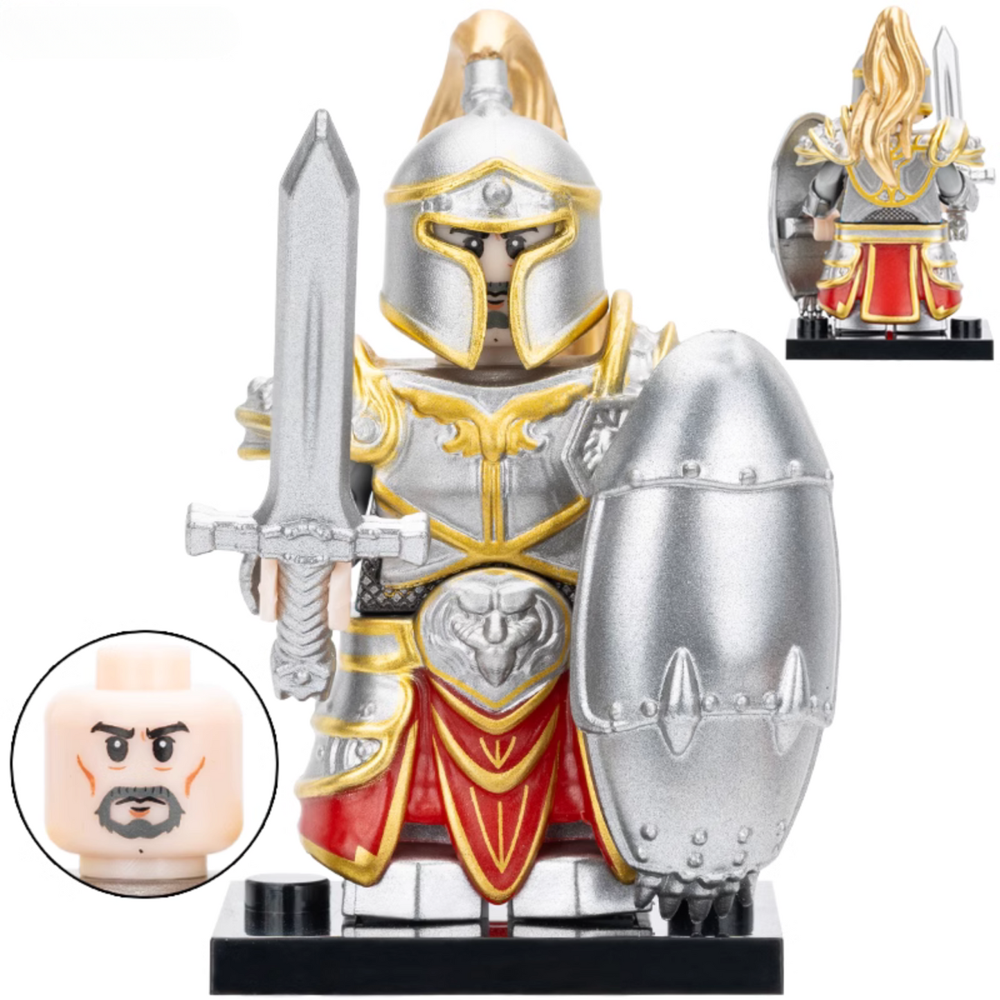 Red Dragon Guard Custom World of Warcraft Minifigure1