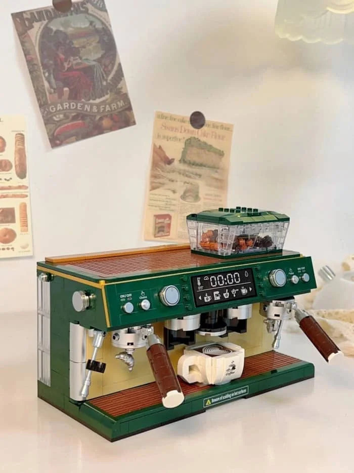 Double cup coffee machine