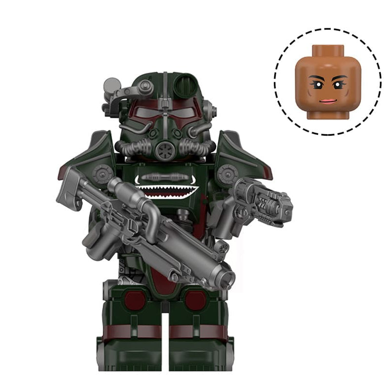 T-45 Power Armor (Hot Rod Shark) Custom Fallout Minifigure1