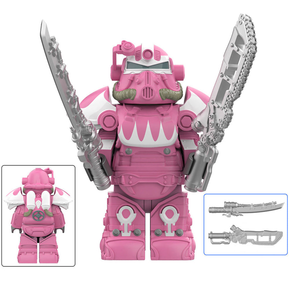 T-51 Power Armor (Hot Rod Hot Pink) Custom Fallout Minifigure1