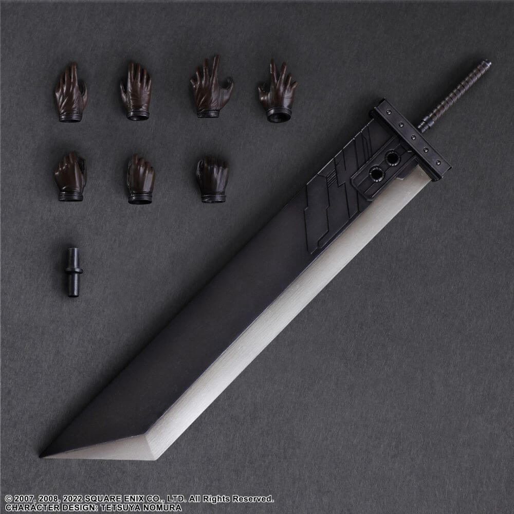 Final Fantasy VII Crisis Core Reunion Play Arts Kai Action Figure Zack Fair Soldier 1st Class 27cm6