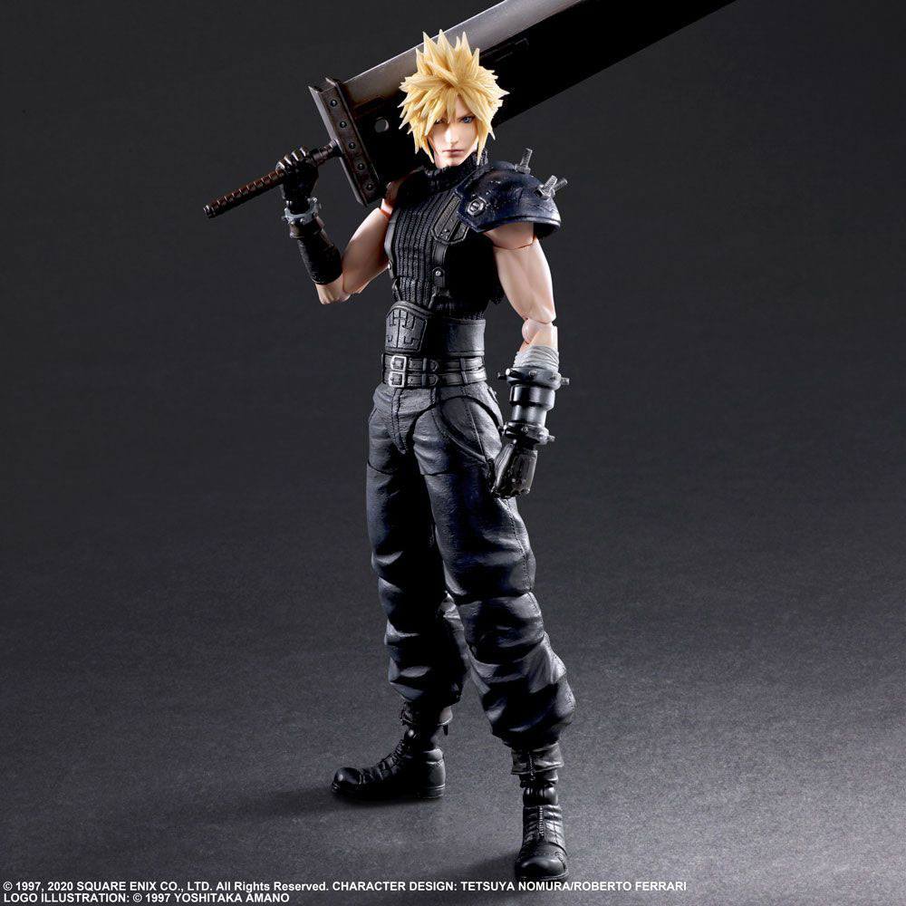 Final Fantasy VII Remake Play Arts Kai Action Figure Cloud Strife Ver. 2 27cm8