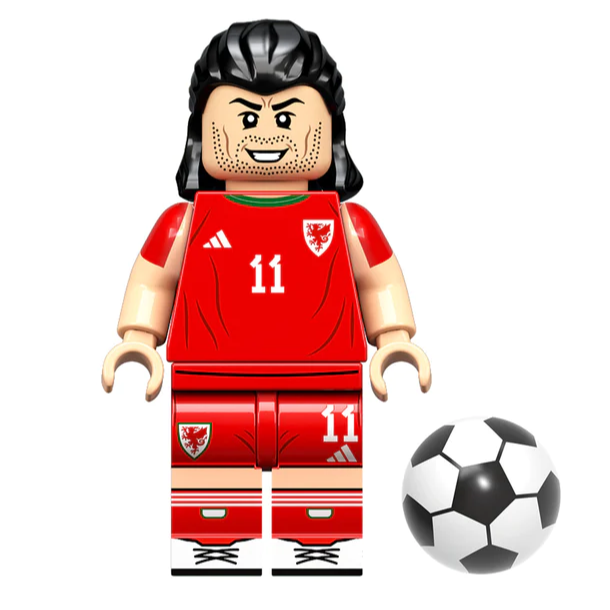 Gareth Bale Custom Minifigure Football Player1