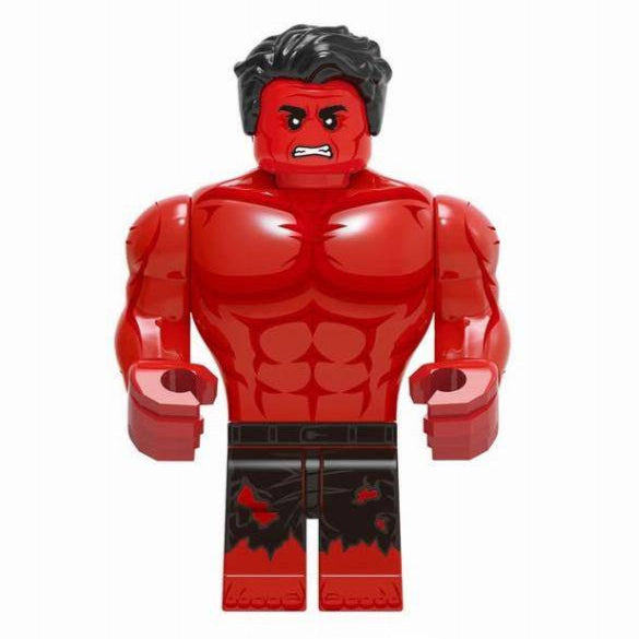 Red Hulk (Brave New World) Custom Marvel Superhero Minifigure1