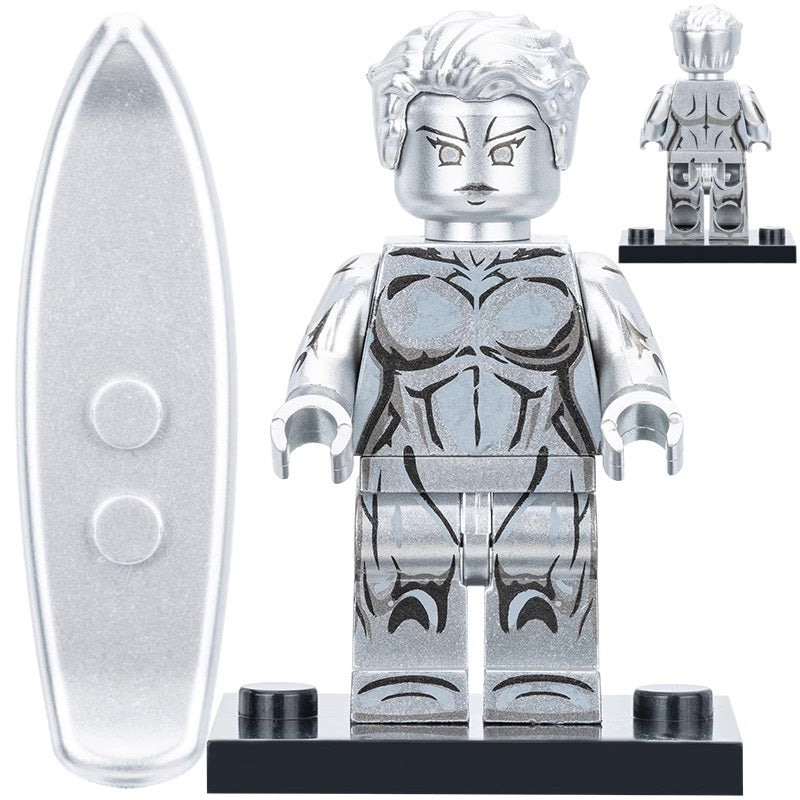 Silver Surfer (Fantastic Four) Custom Marvel Superhero Minifigure1