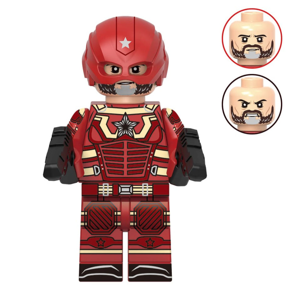 Red Guardian (Thunderbolts*) Custom Marvel Superhero Minifigure1