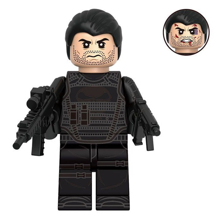Punisher (War Zone) Custom Marvel Superhero Minifigure1