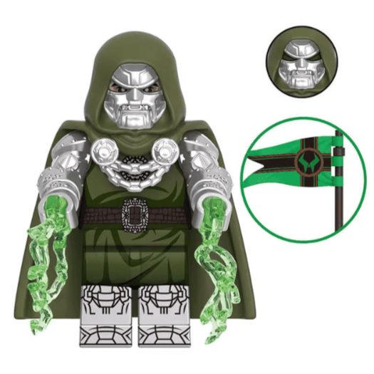 Doctor Doom Custom Marvel Supervillain Minifigure1