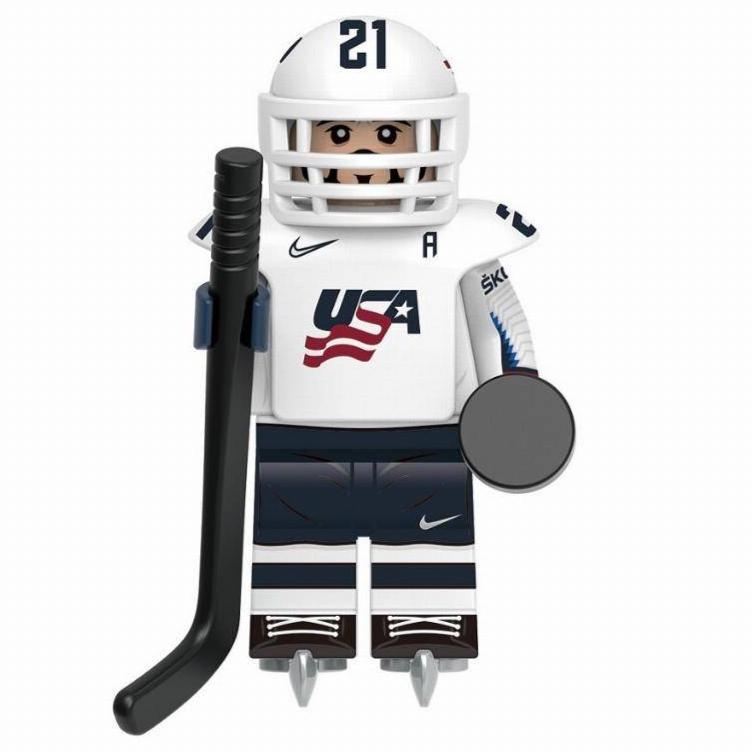 American National Ice Hockey Team Player Custom Minifigure1