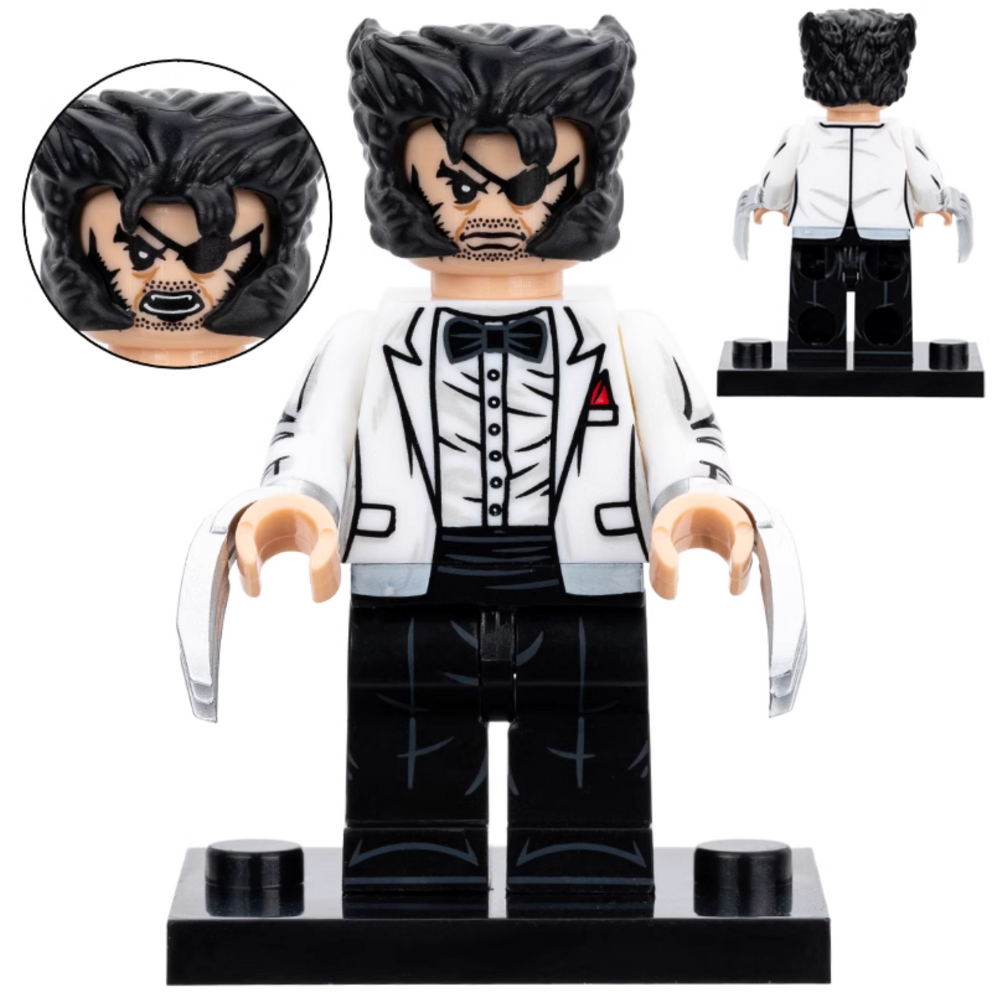 Wolverine Patch Custom Marvel Superhero Minifigure1