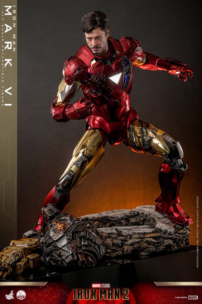 Iron Man 2 Action Figure 1/4 Iron Man Mark VI 48cm9