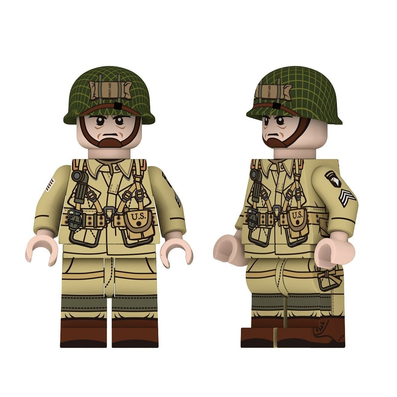 101st Airborne Division U.S. Soldier Custom Minifigure1