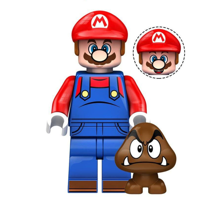 Mario from Super Mario Custom Minifigure1