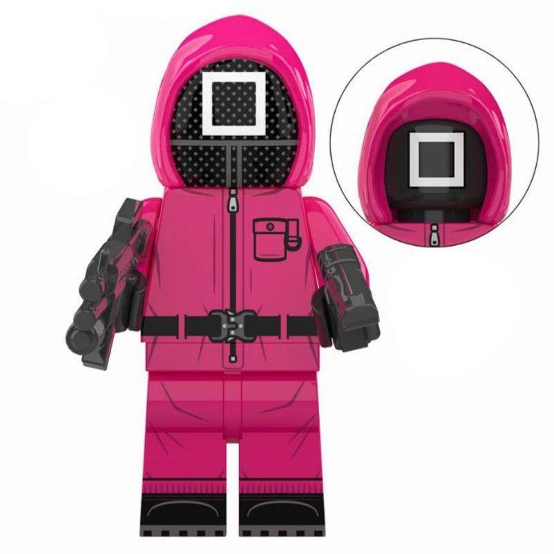 Pink Guards Custom Squid Game Minifigure1