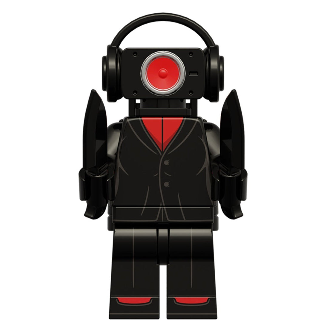 Female Agent Custom Skibidi Toilet Minifigure1