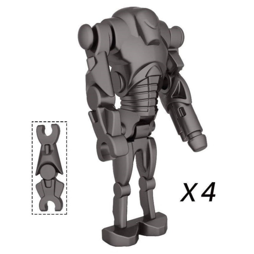 4 x Super Battle Droid custom Star Wars Minifigure1